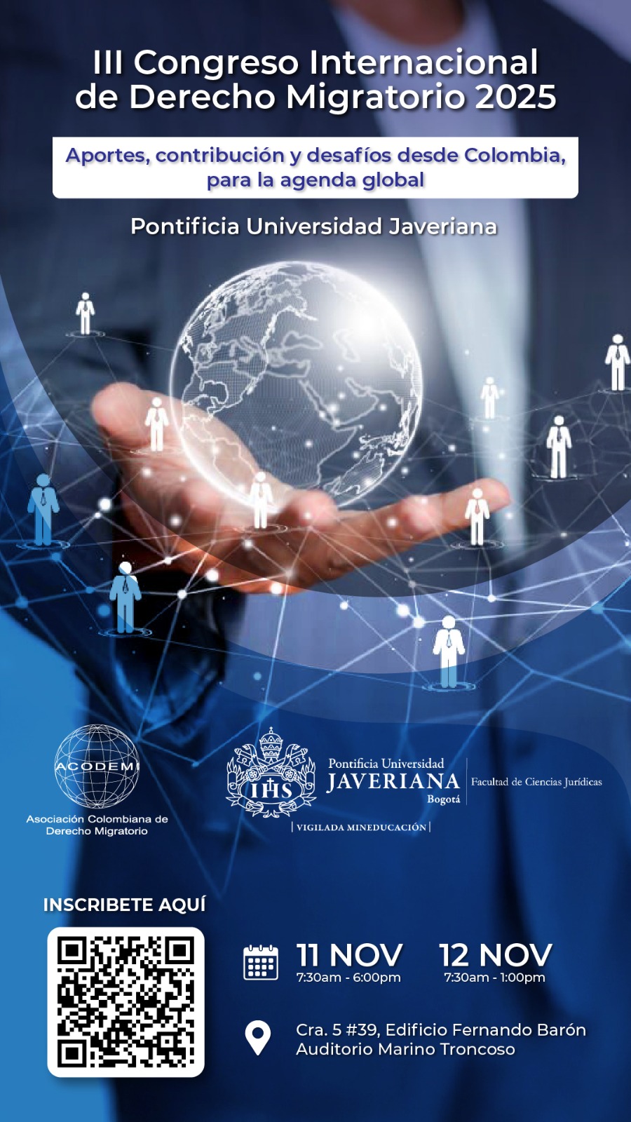 Flyer del III Congreso Internacional de Derecho Migratorio 2025